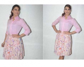 Jacqueline Fernandez nails tone-on-tone like a pro in this all-pink look