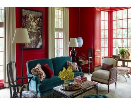 DESIGNERS CAN`T GET ENOUGH OF THESE RED PAINT COLORS