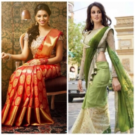 Life isn`t perfect but sari drapes can be