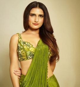 Fatima Sana Shaikh elevates basic saree with embellished bustier resulting in unmatched glamor