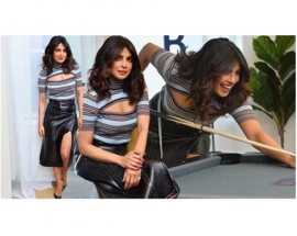 Priyanka Chopra gives some style inspiration on how to wear a leather skirt