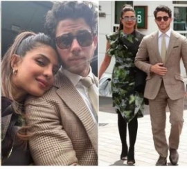 Priyanka Chopra and Nick Jonas serve major fashion inspiration in stylish attires at the Wimbledon Tennis Championship