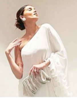Tara Sutaria looks like a vision in white angelic gown; Perfect for cocktails