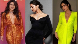 Priyanka Chopra Jonas to Katrina Kaif; How to carry HOT plunging necklines in the celebrity-approved way