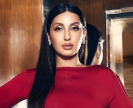 How to wear a red bodycon dress? Check out Nora Fatehi`s look that is perfect for brunch to dinner